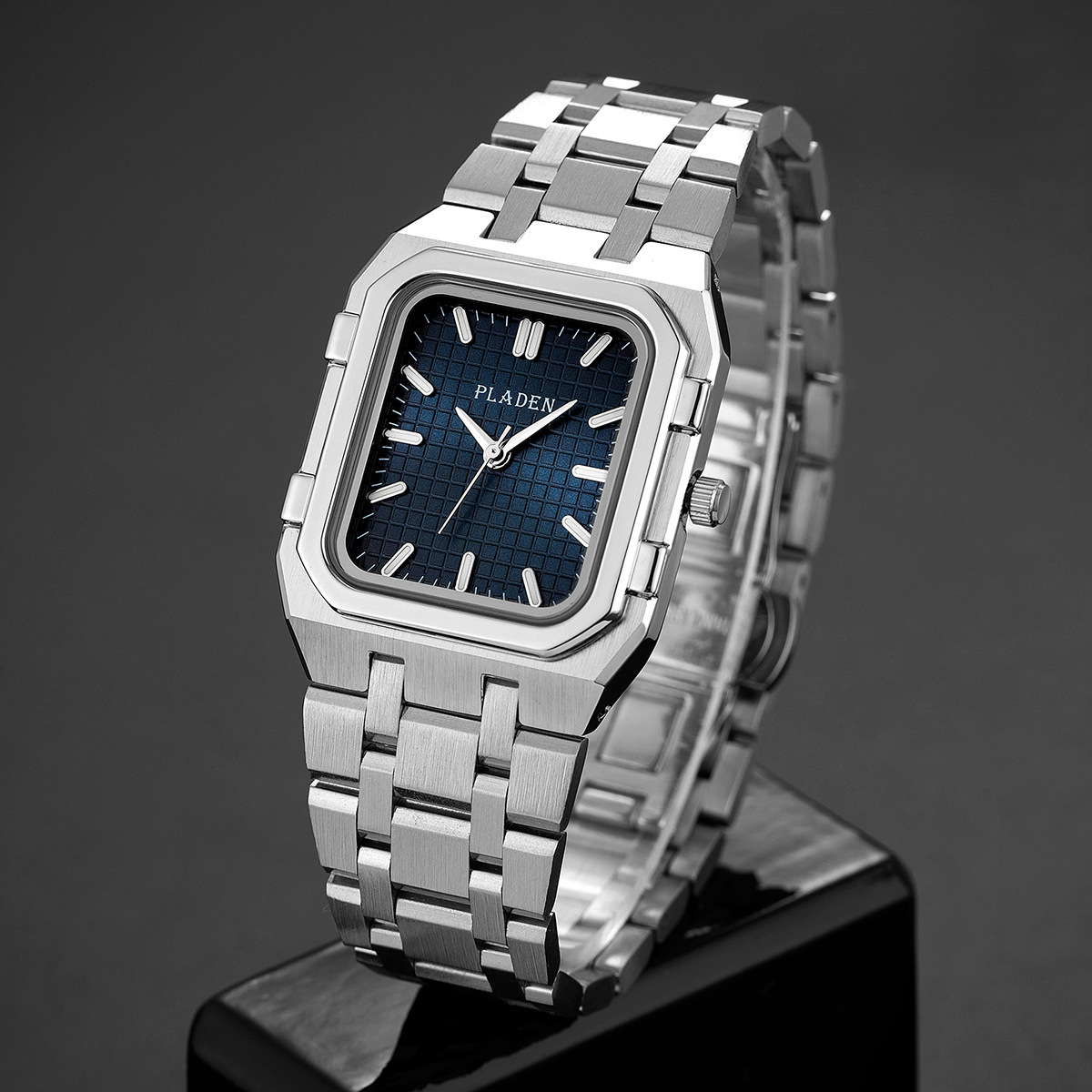 Jewelry Inspired Watches - Marque de luxe cadran bleu homme