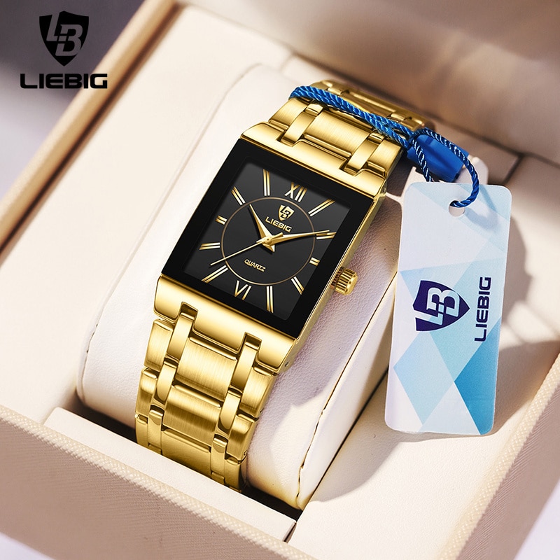 Jewelry Style Watches - LiEBIG luxe montres à Quartz doré