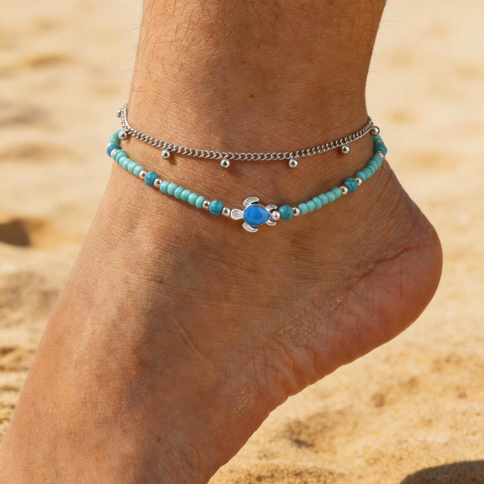 Jc Jewelry & Watches Reviews - Ensemble de chevillères en acier inoxydable,