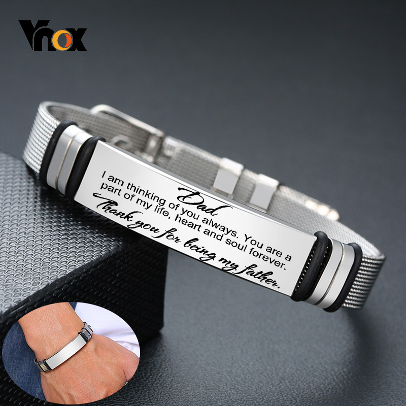Jewelry Watches For Men - Vnox-Bracelets en acier inoxydable pour hommes,