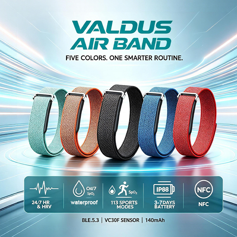Italian Jewelry Watches - Bracelet intelligent VALDUS Air Band pour