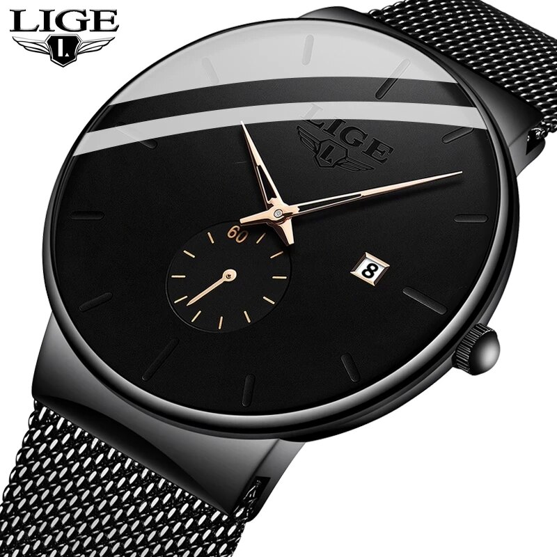 Jewelry Inspired Watches - LIGE-Montre de sport à quartz pour
