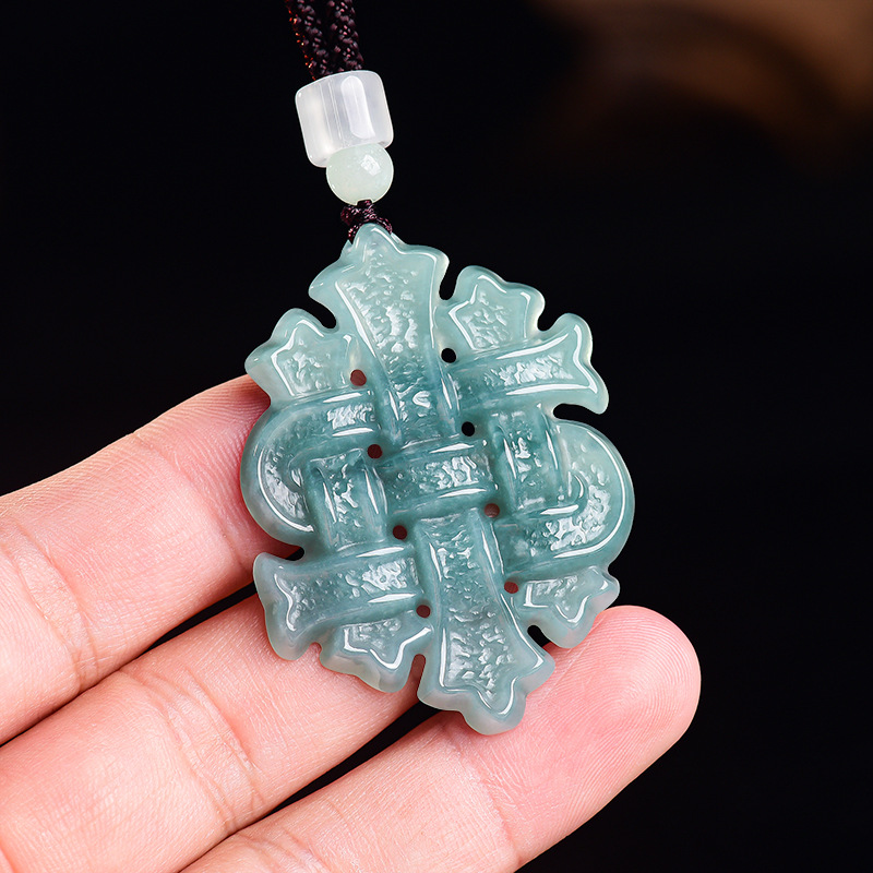 Luxury Gifts Jewelry & Watches Namfleg Mostar - Collier Pendentif en Jade Birman Naturel