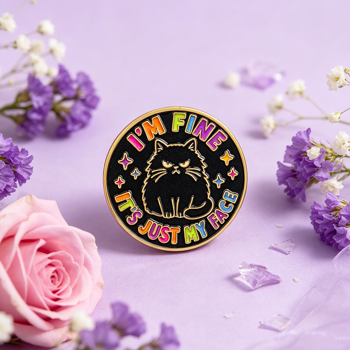 Broches en émail « J'aime tous - Jewelry Quotes avis et prix