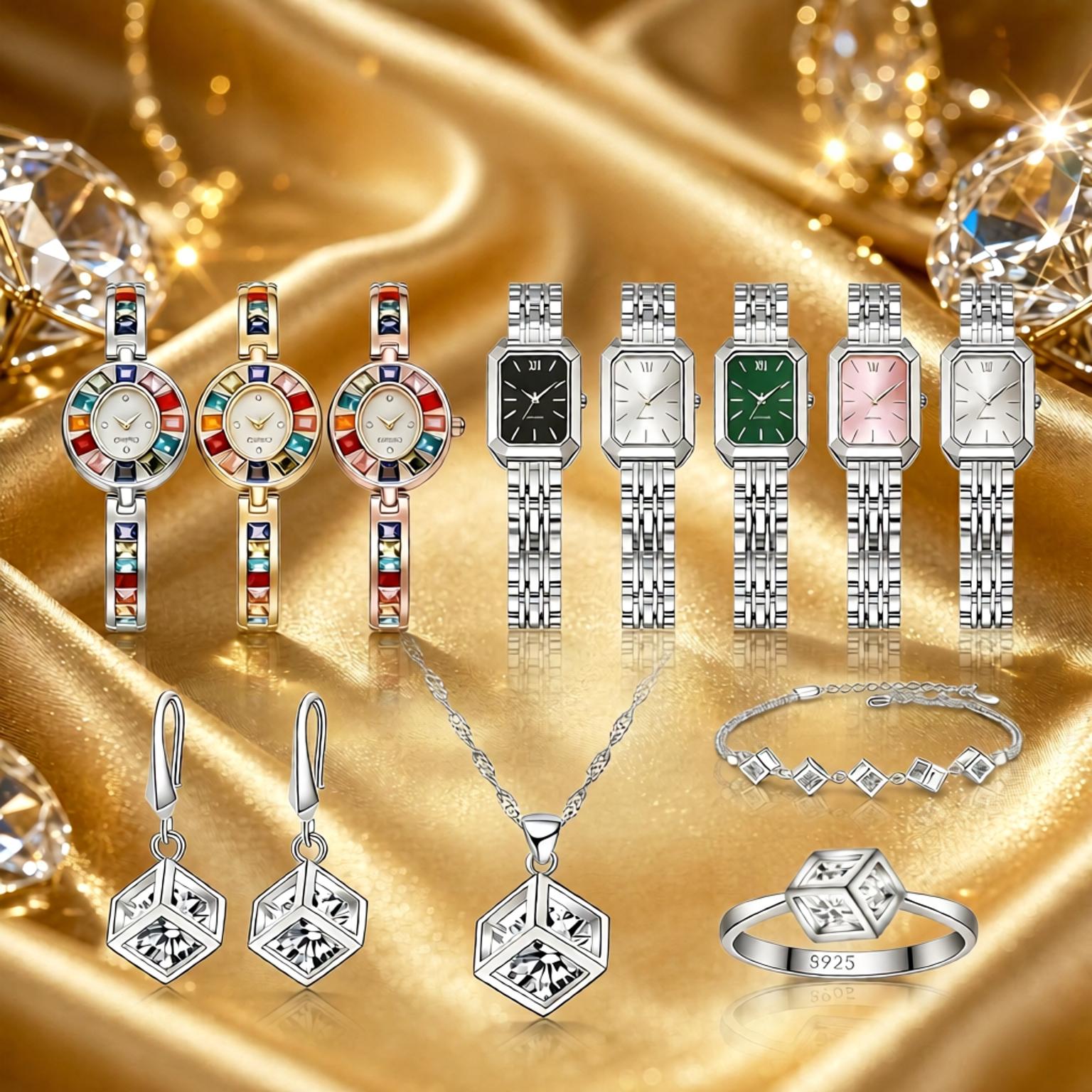 Ensemble collier, boucles d'or - Best Jewelry Watches For Women avis et prix