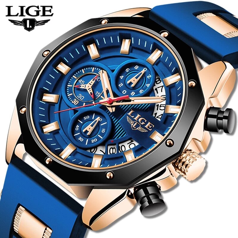 LIGE-Montre de sport en silico - Jewelry Inspired Watches avis et prix