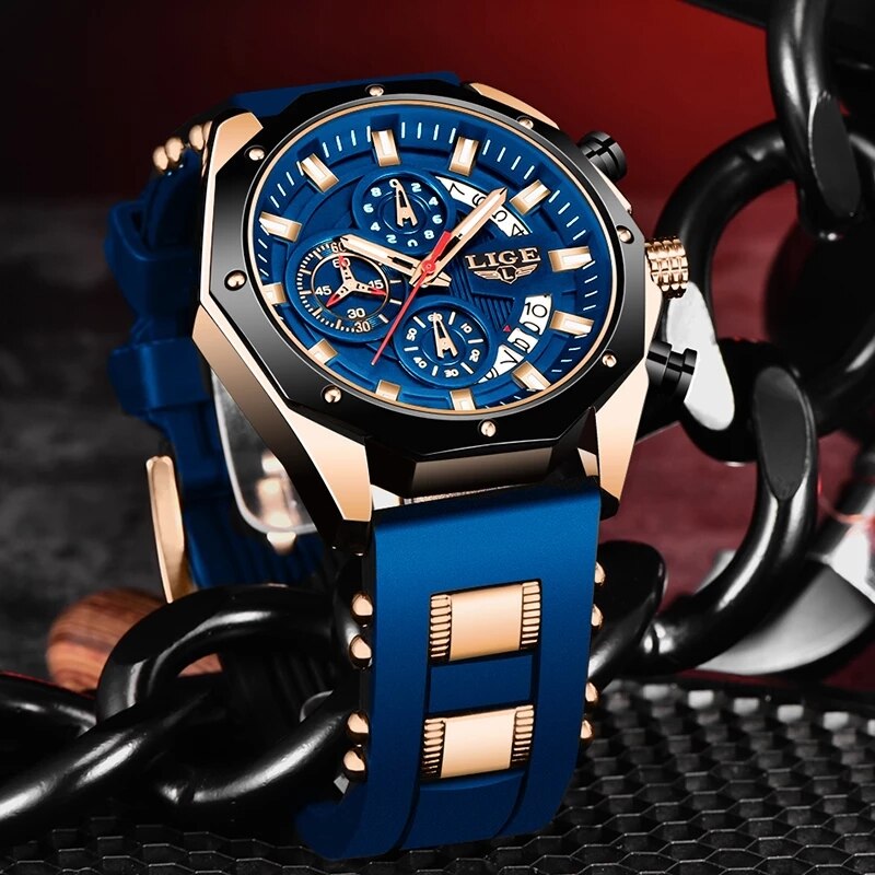 LIGE-Montre de sport en silico - Jewelry Inspired Watches avis et prix