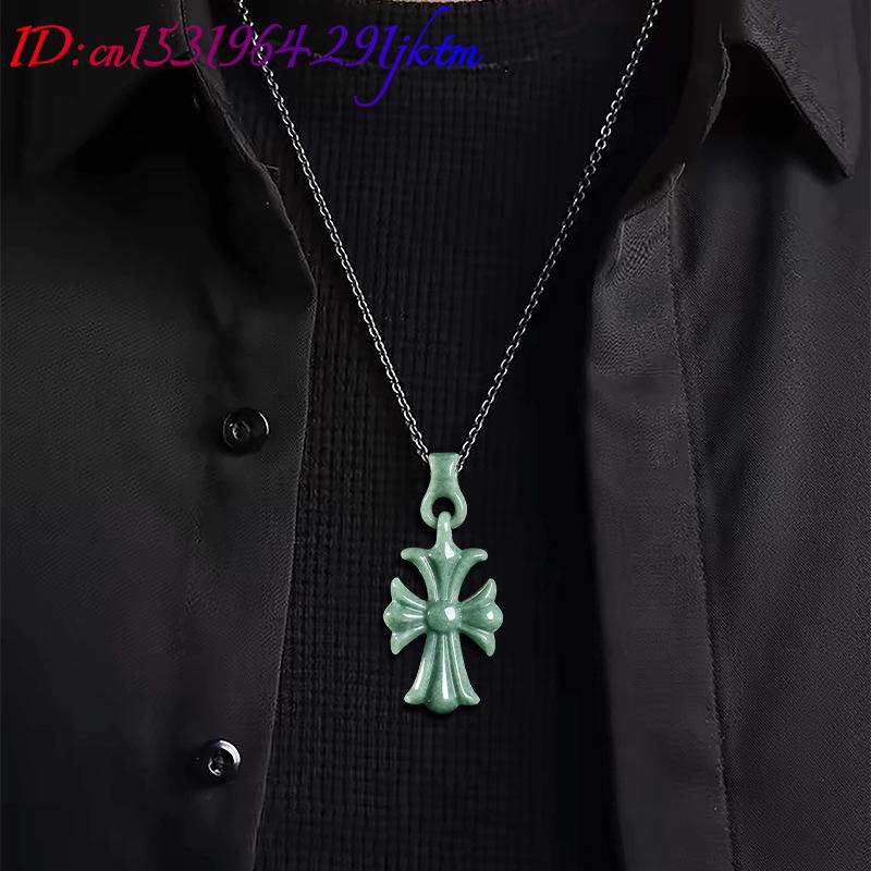 Collier pendentif croix en jad - Luxury Gifts Jewelry & Watches Namfleg Mostar avis et prix
