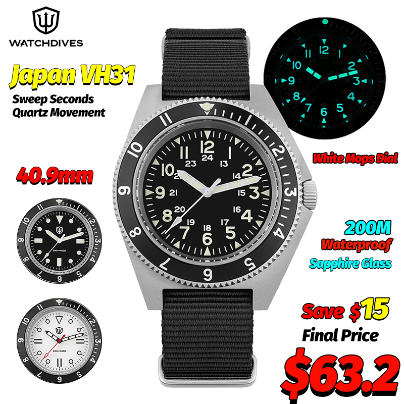 Watchdives WD1972 montre à Qua - Jewelry Box With Watches avis et prix