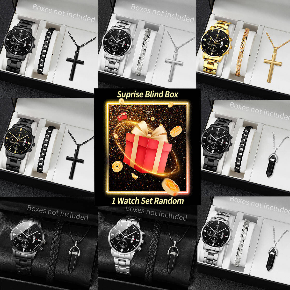 Montre mystère Surprise boîte  - Jewelry Box With Watches avis et prix