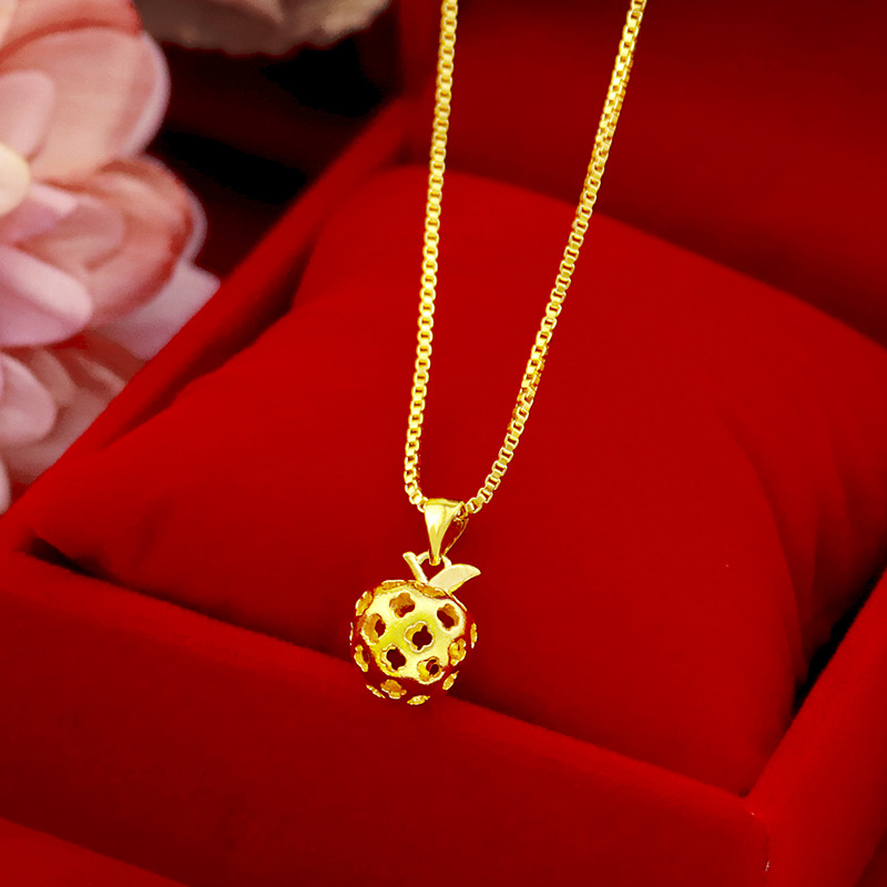 Collier pendentif creux en or  - Eve Jewelry & Watches Distribuidor Oficial Rolex avis et prix