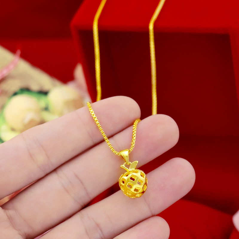 Collier pendentif creux en or  - Eve Jewelry & Watches Distribuidor Oficial Rolex avis et prix
