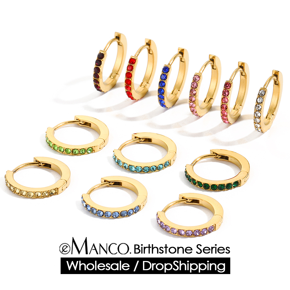 EMANCO Boucles d'oreilles créo - Birthstone Ring Set avis et prix